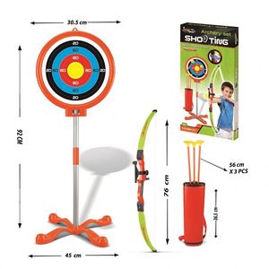 Juego de Arco y Flecha de Plástico para Niños, Juguete de Tiro con Arco con Flechas de Ventosa y Objetivo para Juegos al Aire Libre - Product Image 5