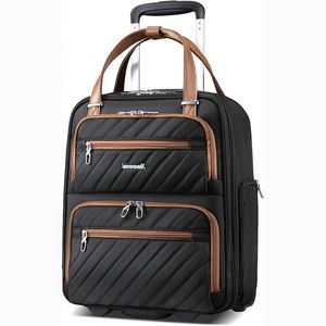 Échantillon gratuit Polyester Eva Ensemble de 4 valises à roulettes avec sacs de voyage et trousse de beauté pour femmes et hommes - Product Image 6