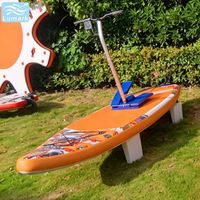 Vélo aquatique à pédales Stand Up Paddle (SUP) avec grandes planches flottantes, monoplace, léger et portable pour rivière, de Chine, Lumark OEM ODM Logo