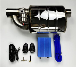 Chất lượng cao thép không gỉ 63mm phổ xe exhaust <span class=keywords><strong>muffler</strong></span> điều chỉnh âm thanh với van từ xa - Product Image 1