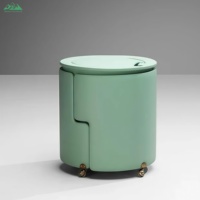 Ensemble de meubles modernes Wayon : Fauteuil en cuir, chaise de coiffeuse, pour chambre d'hôtel, salle à manger, salon