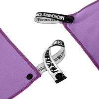 Serviette en microfibre idéale pour les voyages, la salle de sport et le camping, séchage rapide, convient pour les excursions, la plage, la douche, la randonnée, la piscine
