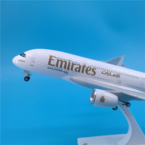 Modelo Desmontable de Airbus A380 de Emirates Airlines con Control de Sonido, 30 cm, Resina ABS con Luz LED Interior, Regalo de Cumpleaños para Niños - Product Image 2
