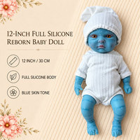 BAkwbwBY Poupée Reborn 12 Pouces Silicone Intégral Caucasienne Bébé Nouveau-Né Réaliste Collection OEM ODM Grossiste Fournisseur