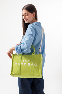 Sac fourre-tout en toile pour femme, grand sac de voyage à bandoulière avec fermeture éclair, sac bandoulière en toile pour le bureau, les voyages et le shopping - Product Image 6