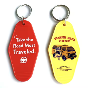 พวงกุญแจโลโก้แบบกำหนดเอง CCH สไตล์คลาสสิกวินเทจ ป้ายโรงแรมและโมเต็ล อะคริลิกพลาสติกพร้อมโลหะผสมสังกะสีสำหรับตัวเลข สไตล์อนิเมะ - Product Image 2