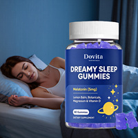 Gomitas Herbales para Dormir, Fabricante de Suplementos de Marca Privada OEM, Ashwagandha, Raíz de Valeriana, Apoyo para la Relajación, Venta al Por Mayor, ISO