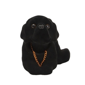 Super mignon tête secouant la tête résine <span class=keywords><strong>chien</strong></span> chiot Type Auto <span class=keywords><strong>voiture</strong></span> SUV intérieur tableau de bord décoration accessoires ornement - Product Image 6