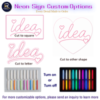 Insegne al Neon Personalizzate con Animali, Luci LED Neon Personalizzate per Decorazione Murale, Camera da Letto, Compleanno, Bar, Palestra, Club