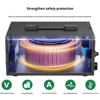 Convertisseur de tension AC bidirectionnel 110 220V, transformateur automatique de surtension et de sous-tension 500 5000 Watt pour appareils électroménagers du monde entier
