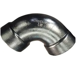 Ductile Iron Pipe Elbow Zinc Spaying Ductile Iron Fittings Socket Spigot 90 Degree Pipe Elbow