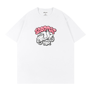 Camiseta de manga corta con estampado de Scooter Gang para hombre, 100% algodón, transpirable, informal, estilo urbano Q81 - Product Image 1