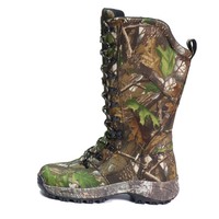 Bottes de chasse d'hiver isolées, chauffantes, imperméables, en cuir, caoutchouc et néoprène, anti-serpent, camouflage, pour hommes, vente en gros, à prix abordable