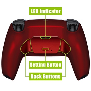 ชุดอัพเกรดสีแดงสด Scarlet Red Rise Remap Kit พร้อมบอร์ดอัพเกรดและฝาหลังดีไซน์ใหม่ พร้อมชุดปุ่มด้านหลังแบบกำหนดค่าใหม่ได้ สำหรับคอนโทรลเลอร์ PS5 - Product Image 4