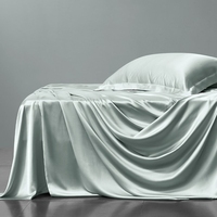 Vente chaude 100% ensembles de literie en soie de mûrier Luxe 19 22mm Pur Soie Draps OEKO-TEX soie drap de lit