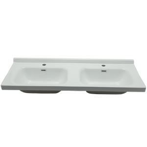 Nouveau design longue et étroite en céramique bassin salle de bain vanité <span class=keywords><strong>double</strong></span> évier de lavabo - Product Image 3