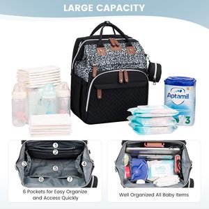 Échantillon gratuit : Sacs à langer de voyage tendance avec matelas à langer intégré – Sacs fourre-tout multifonctionnels pour bébé - Product Image 5