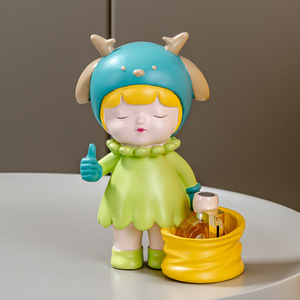 Adornos Pequeños Modernos Hechos a Mano de Resina, Tema de Personajes, Decoraciones para Habitación Infantil, Almacenamiento de Llaves para el Hogar - Product Image 4