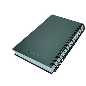 Custom A4 A5 formato metallo alluminio legante a spirale fogli 100 linea Organizer Notebook con nuovo materiale LOGO personalizzato copertina rigida - Product Image 1