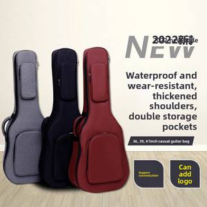 Funda Impermeable para Guitarra Acústica de 36 Pulgadas y 41 Pulgadas, Funda Acolchada de Algodón Grueso para Guitarra Eléctrica, Mochila para Órgano Electrónico, Funda para Instrumentos de 20 mm - Product Image 5