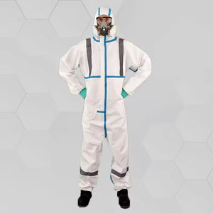 Overoles de protección química reflectantes de alta visibilidad Overoles de protección <span class=keywords><strong>contra</strong></span> radiación <span class=keywords><strong>nuclear</strong></span> - Product Image 3