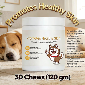 Suplementos <span class=keywords><strong>para</strong></span> Mascotas <span class=keywords><strong>de</strong></span> Marca Privada, 120 Tabletas Masticables Blandas <span class=keywords><strong>de</strong></span> Cúrcuma Orgánica <span class=keywords><strong>para</strong></span> Perros, Apoyo <span class=keywords><strong>para</strong></span> Cadera y Articulaciones - Product Image 4