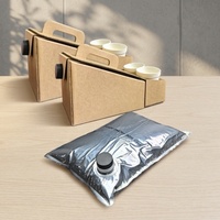 Boîtes de café transfrontalières de 96 oz (Bag-in-Box), plus des boîtes portables de 1L-2L pour emporter et des boîtes d'emballage pour vin rouge