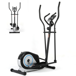 Vélo <span class=keywords><strong>elliptique</strong></span> vertical magnétique d'intérieur avec écran LCD et volant d'inertie de 2 kg - Product Image 1