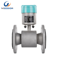 Medidor de Flujo de Agua por Inducción Electromagnética WEIZIDOM, Alimentado por Batería, IP68, Personalizable OEM, 4m/h DN40-300, 12 Meses de Garantía