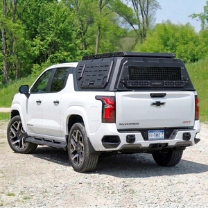 Capot rigide monobloc en aluminium pour camionnette, type Overland, 5,9 pieds, sans perçage, pour Chevy <span class=keywords><strong>Silverado</strong></span> EV 2024 2025 2026 - Product Image 1