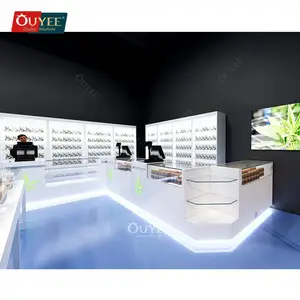 Convenience Store Tobacco Rack Cigarette Counter Glass Showcase Display Cabinet Cigarette Shelves Smoke Shop With Display