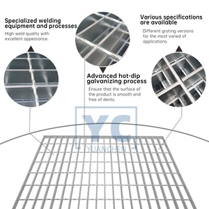 Su misura di alta qualità acciaio industriale griglia in metallo zincato barra griglia per trincea di scarico coperchio in acciaio zincato grata - Product Image 5