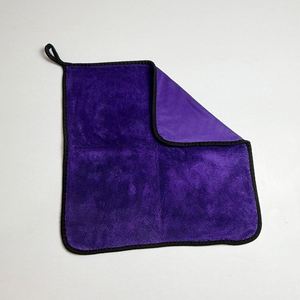 Serviette en microfibre absorbante de qualité supérieure, tressée, 600G, épaisse, pour le lavage et le nettoyage des voitures, vente en gros - Product Image 4
