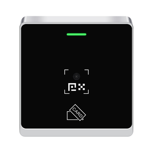 Lecteur d'accès tout-en-<span class=keywords><strong>un</strong></span>, <span class=keywords><strong>code</strong></span> <span class=keywords><strong>QR</strong></span> et combo RFID 125kHz/13.56MHz, Wiegand 26-64 bits et RS485, boîtier métallique IP66 - Product Image 1