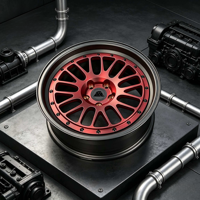 Jantes Sen Yao Modern Directional 2 pièces en alliage d'aluminium forgé multi-rayons polies pour Audi E-tron GT RS E-tron (Universel)