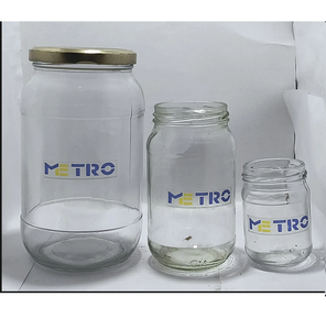 Pot en verre pour champignons de qualité supérieure, 120 ml, avec couvercle hermétique, adapté aux aliments, pour le miel, la confiture, les épices, pour la maison et la cuisine - Product Image 1