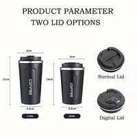 Productos Digitales, Vasos Térmicos con Temperatura, Termo, Taza de Viaje, Taza de Café de Acero Inoxidable