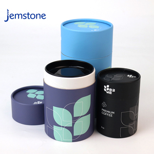 Caja Cilíndrica de Cartón Kraft Biodegradable de Grado Alimenticio con Tapa Metálica Hermética para Café, Té Suelto, Empaque Personalizado en Tubo de Papel - Product Image 3