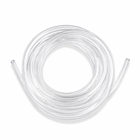 Pack d'échantillons de tuyaux flexibles en silicone transparent 3mm/4mm/6mm, résistance aux hautes températures, certifié ISO9001 pour réparation DIY air/eau