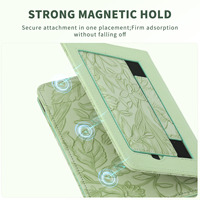 Bojin PU Leather Slim Fashionable Magnetic Shell Cover Case untuk Kindle Paperwhite 12th 7 inci 2024 Perlindungan Sempurna Auto Wake