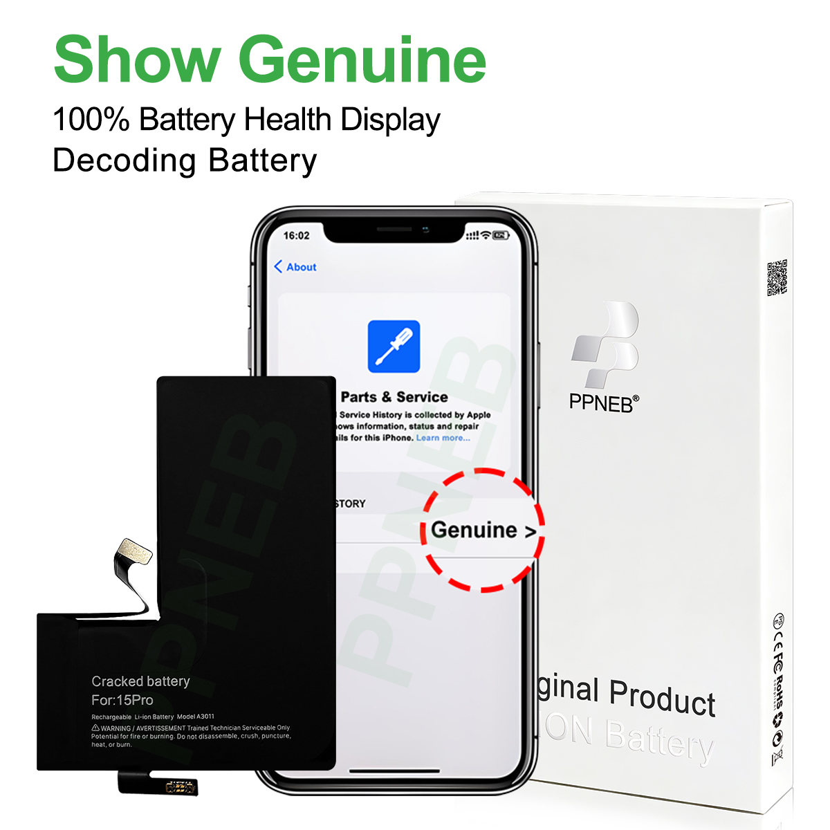 Batterie pour iPhone 15 Pro