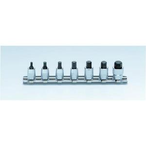 KOKEN - RS2010A/8-L25 1/4'' hex inch bit <b>socket</b> set (8 pcs.) - EAN 4991644217618 HAND <b>SOCKETS</b> 1/4" - Product Image 1