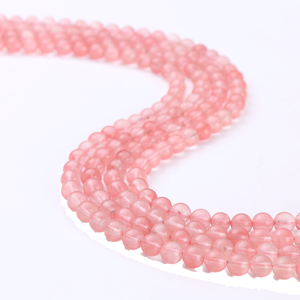 Perles de pierres précieuses d'agate naturelle pour la fabrication de bijoux, couleurs variées : jaune, vert, orange, doré, bleu, rose, lavande, blanc, 3 mm, 8 mm - Product Image 1