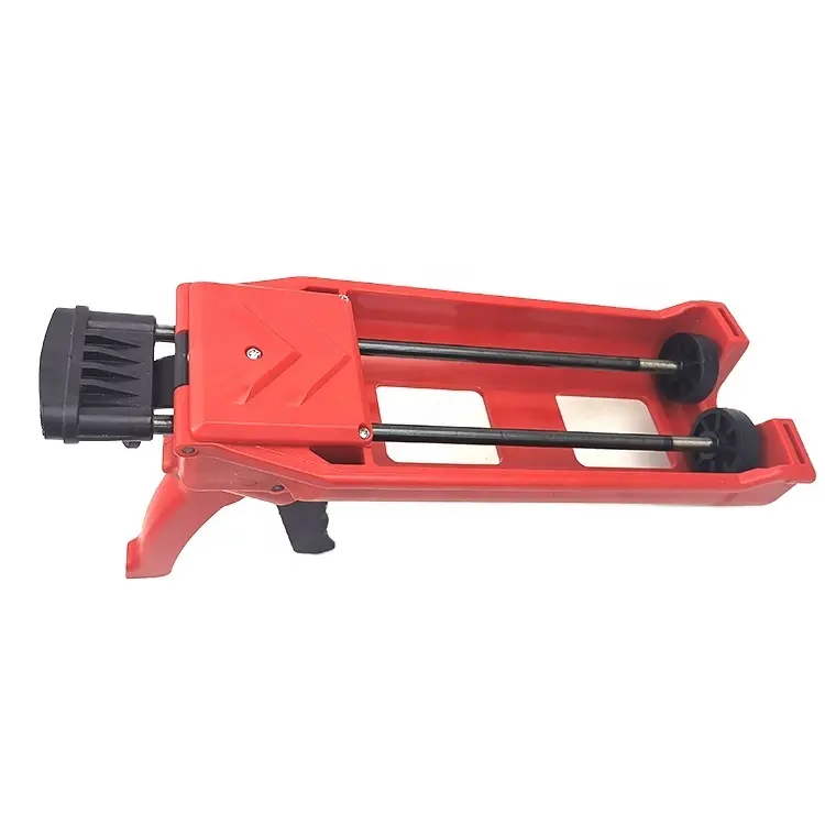 Double Cartridge Manual Plastic Caulking Gun with Power Saving Design