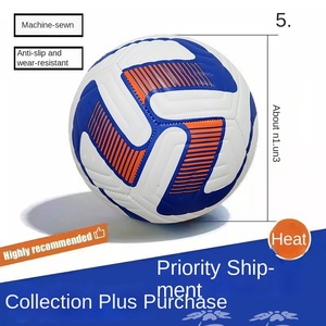 Pallone da <span class=keywords><strong>Calcio</strong></span> Personalizzato N.5 in PU con Logo Cucito a Macchina Modello CT Henan per Allenamento Professionale Adulti - Product Image 4