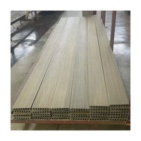 Panneau de terrasse en WPC co-extrudé, composite résistant aux intempéries pour sol de jardin et de patio extérieur