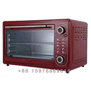 Mini forno per Pizza portatile elettrico domestico economico 220V con funzione di allarme Timer