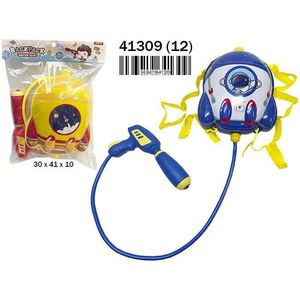 Space Water Gun Bag With Reservoir 30x41x10cm For Kids Outdoor Play - Product Image 1