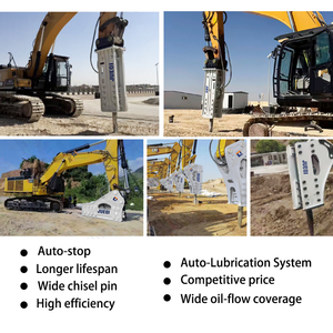 Máy xúc đá đập búa 20 tấn 30 tấn máy xúc phá hủy máy cắt thủy lực với đục 140mm - Product Image 5