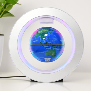 Modern tasarım küre manyetik Levitating küre dünya haritası yüzer LED ışık rotasyon küre lamba moda hediye ev dekorasyon - Product Image 3